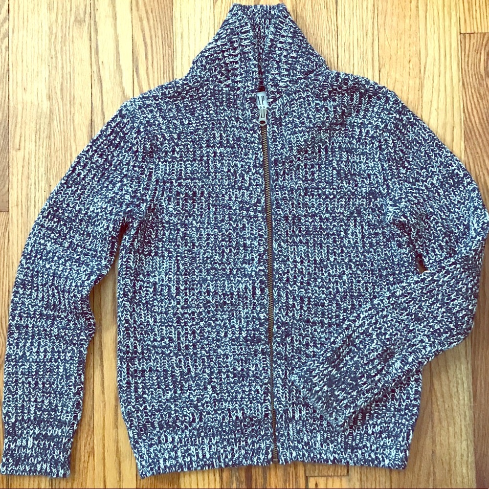 Boys Gap kids wool zip collar sweater size L/10